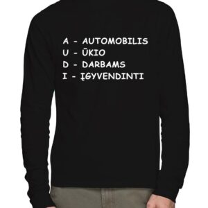Megztinis „Audi - Automobilis Ūkio Darbams Įgyvendinti“