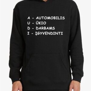 Džemperis „Audi - Automobilis Ūkio Darbams Įgyvendinti“