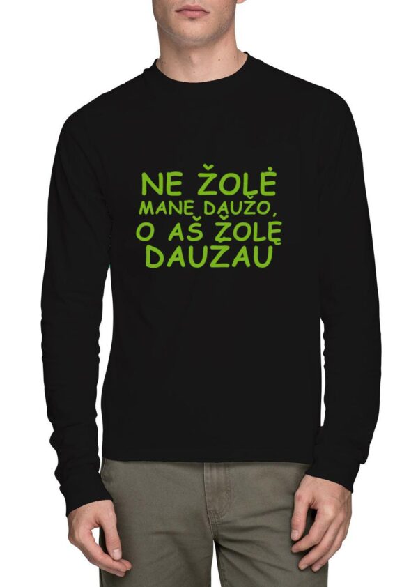 Megztinis „Ne žolė mane daužo, o aš Žolę daužau“