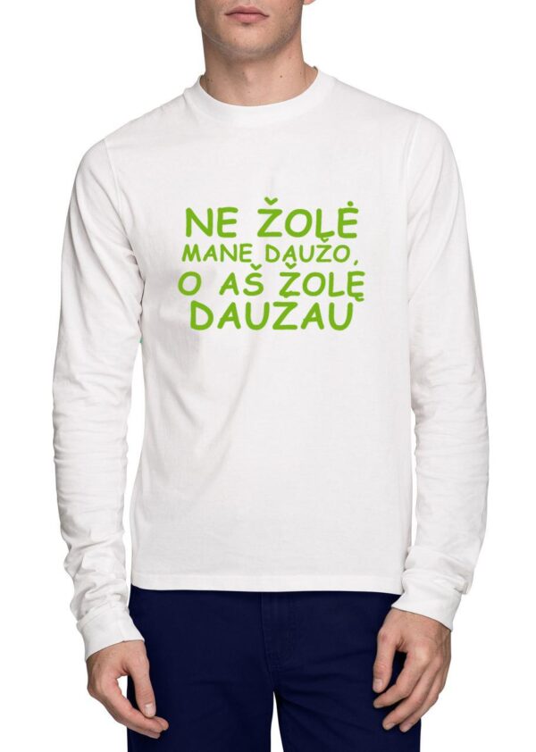 Megztinis „Ne žolė mane daužo, o aš Žolę daužau“ - Image 2