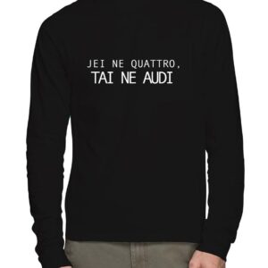 Megztinis „Jei ne Quattro, tai ne Audi“