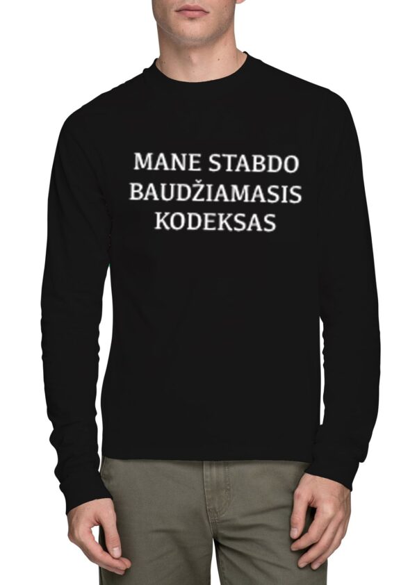 Megztinis „Mane stabdo baudžiamasis kodeksas“
