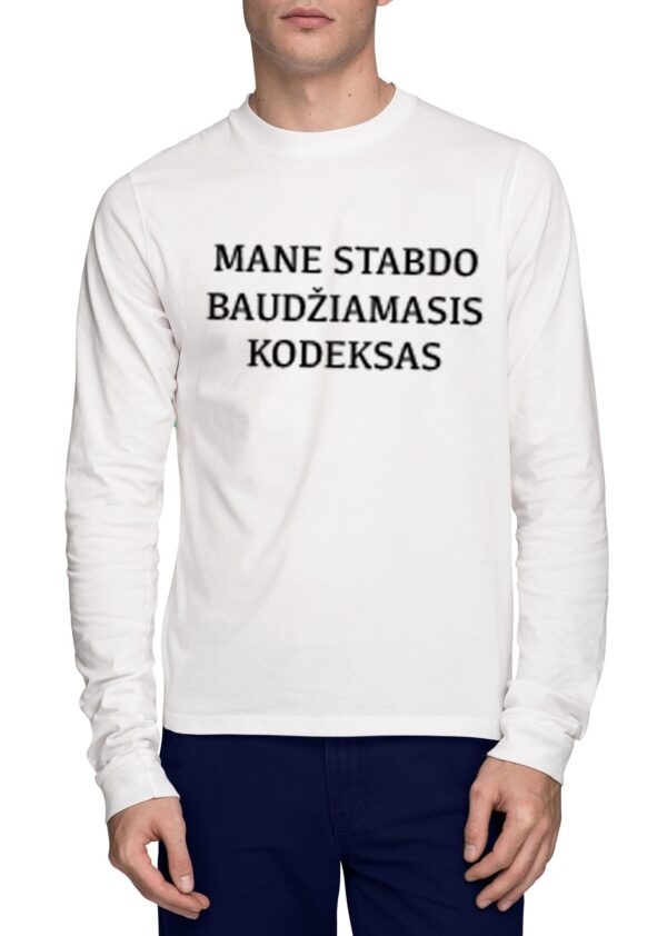 Megztinis „Mane stabdo baudžiamasis kodeksas“ - Image 2